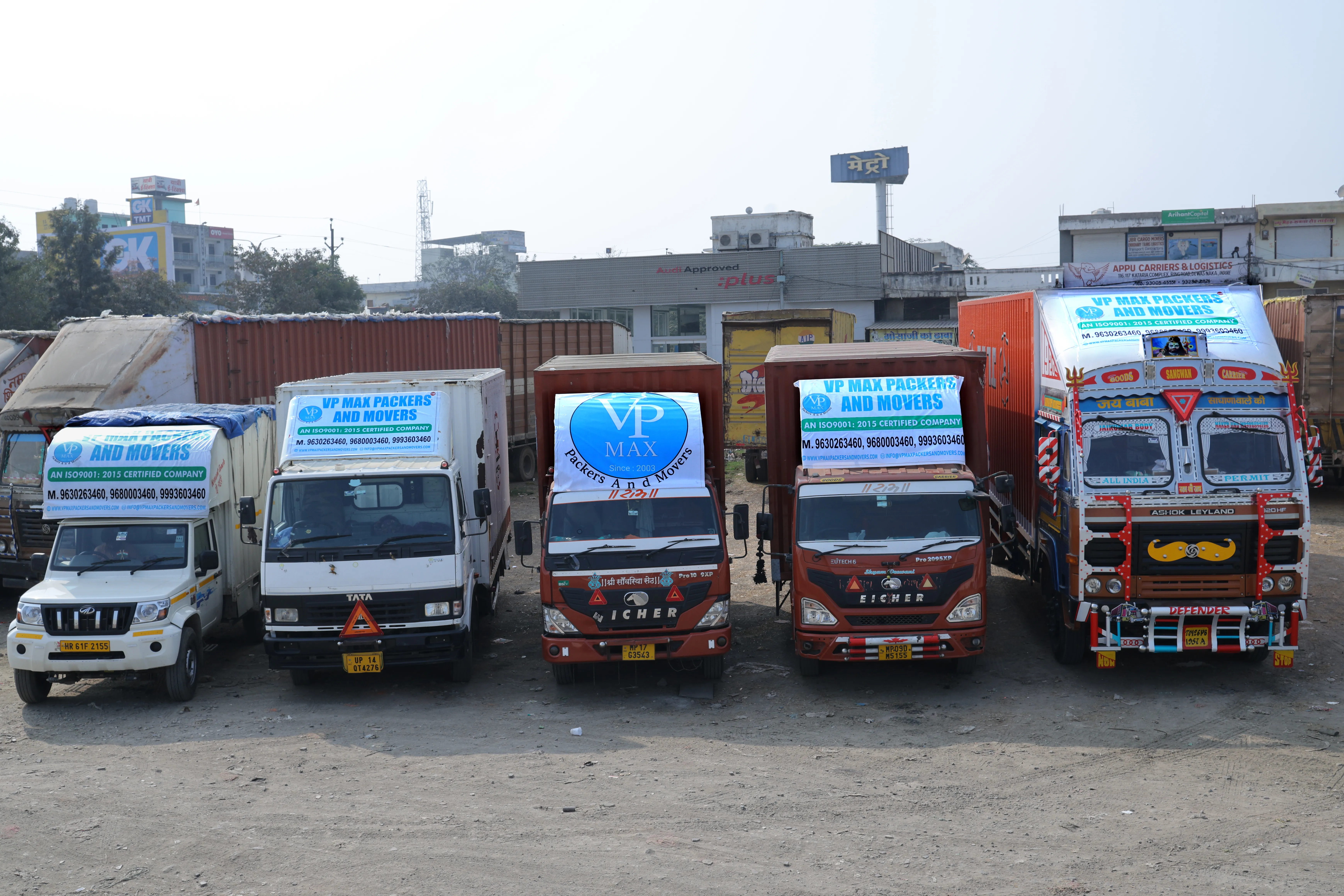 Moving Transport Truck