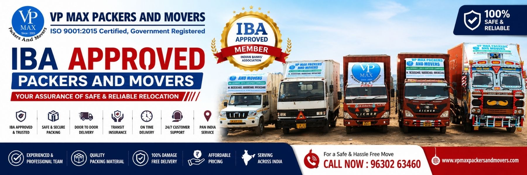 IBA Approved Packers and Movers in Devendra Nagar