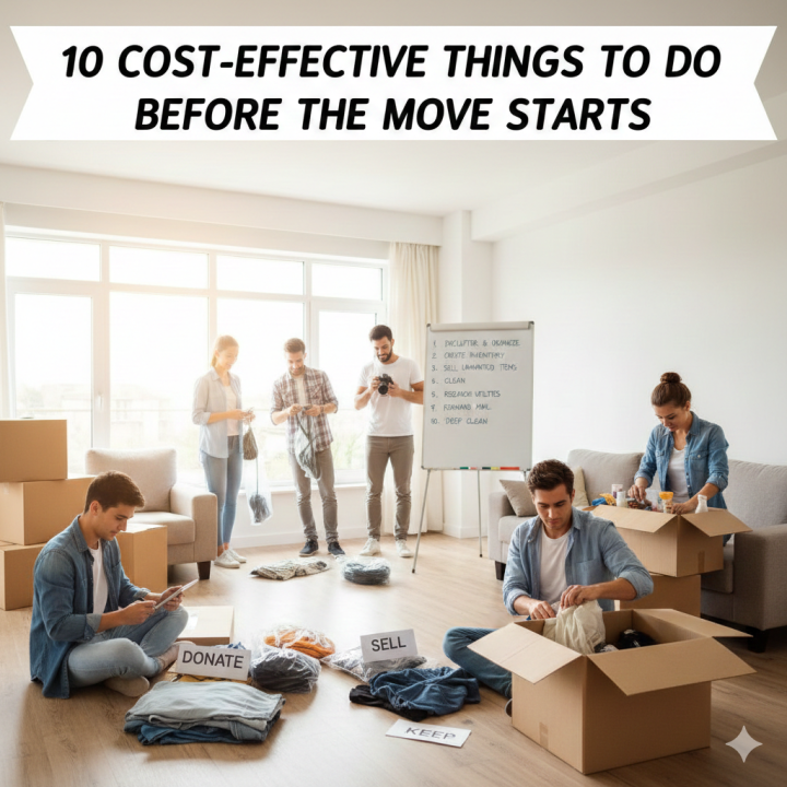 10 Cost Effective Things To Do Before The Move Starts